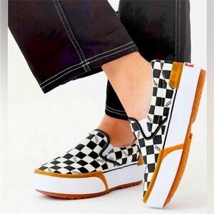 Vans Stacked Special Edition checkered women’s 7